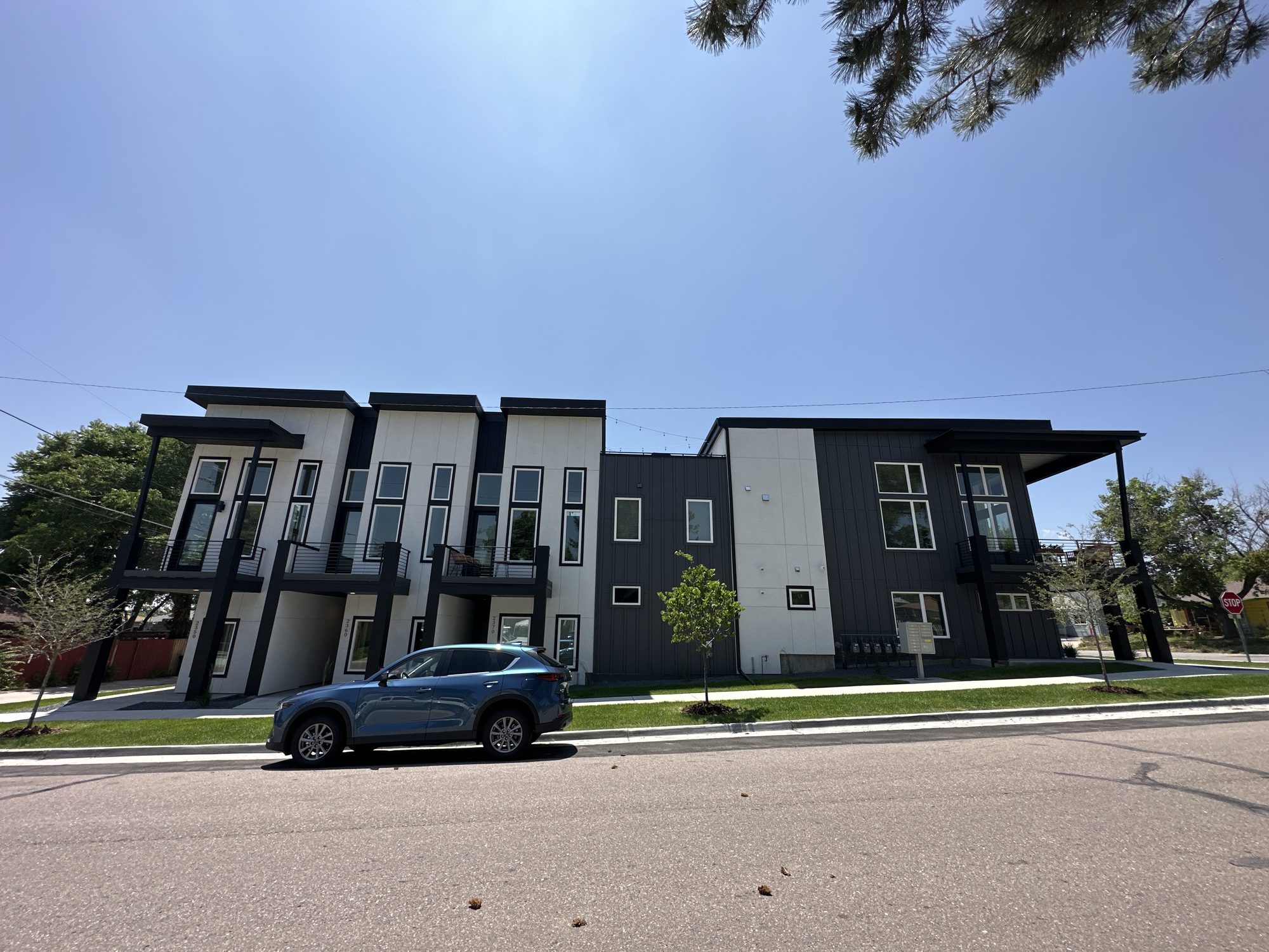 Completed Renovar townhome project — Zuni Row Homes, Denver, CO 80211