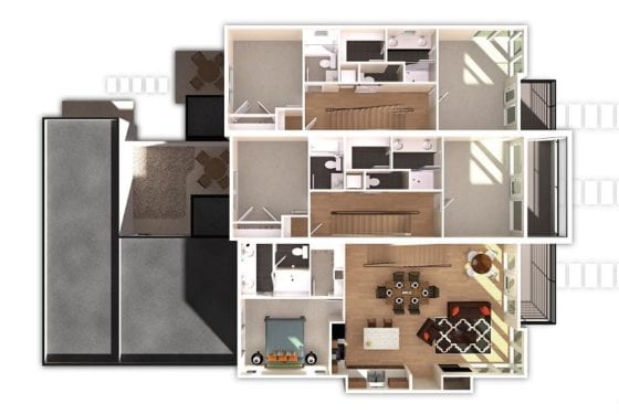 Renovar Construction townhome project on South Sloans Three, Denver, CO 80204 — photo 2