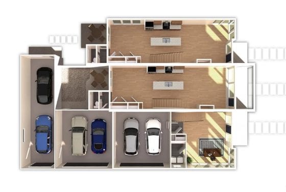 Renovar Construction townhome project on South Sloans Three, Denver, CO 80204 — photo 3