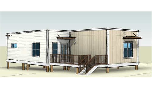 Haleakala Ranch floor plan — modular home by Fading West