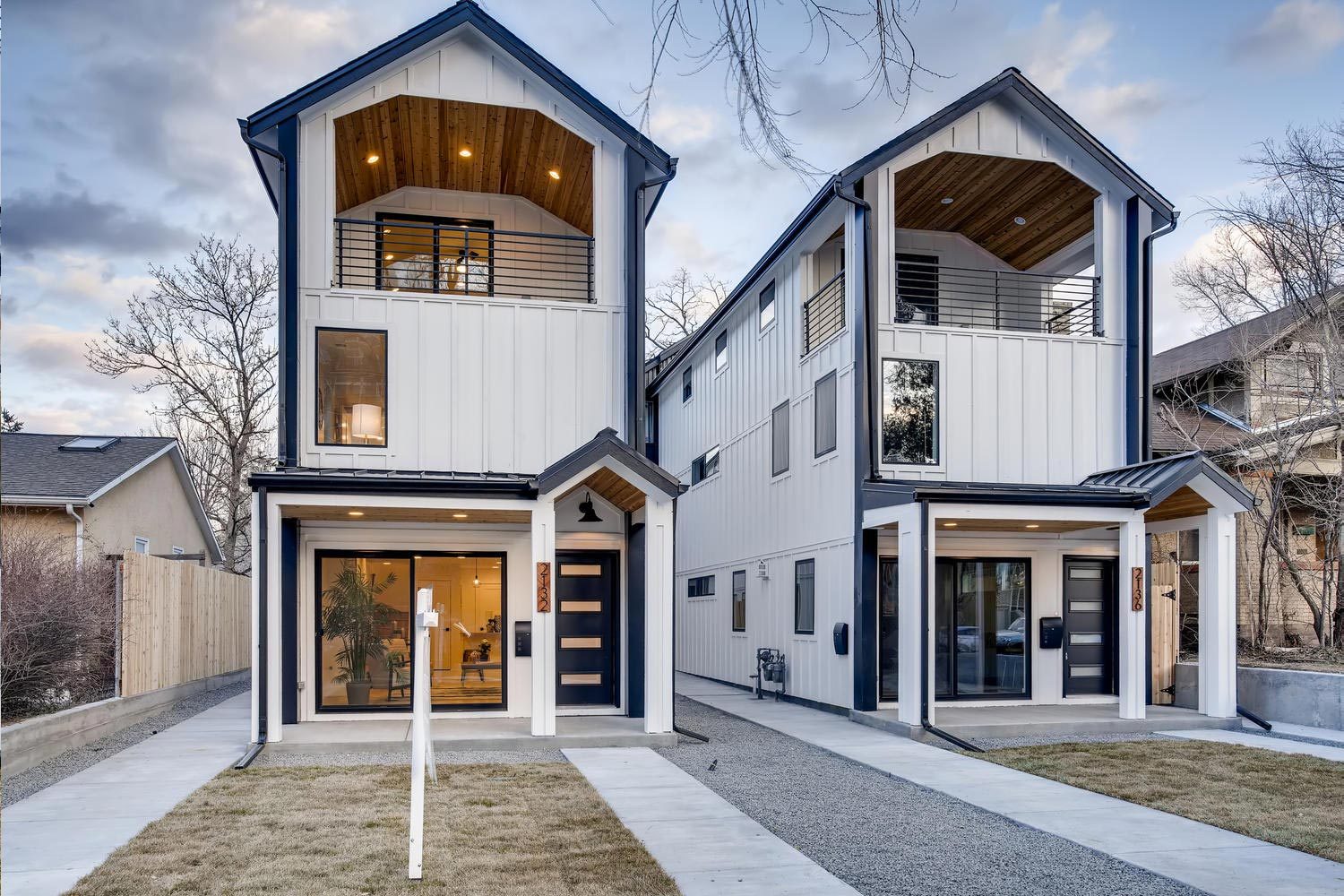 Completed Renovar townhome project — Josephine Row Homes, Denver, CO 80210